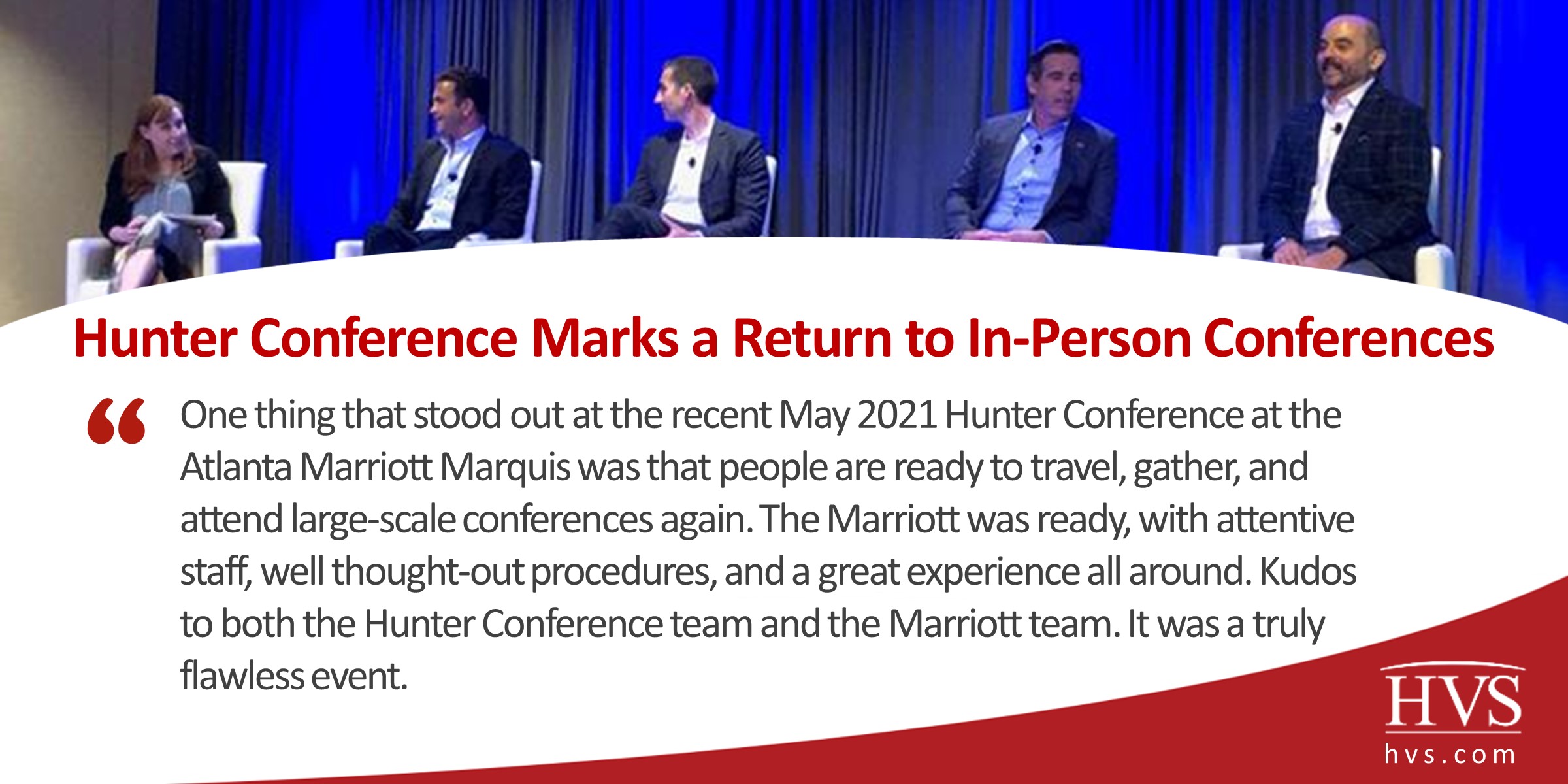 HVS Hunter Conference Marks a Return to InPerson Conferences