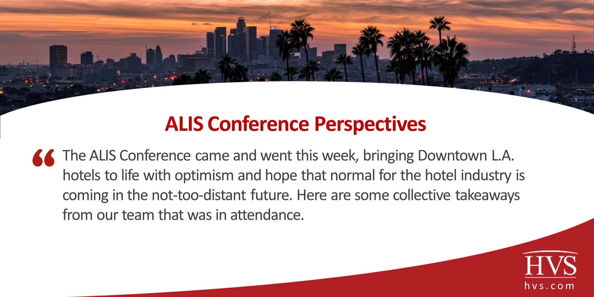 HVS ALIS Conference Perspectives